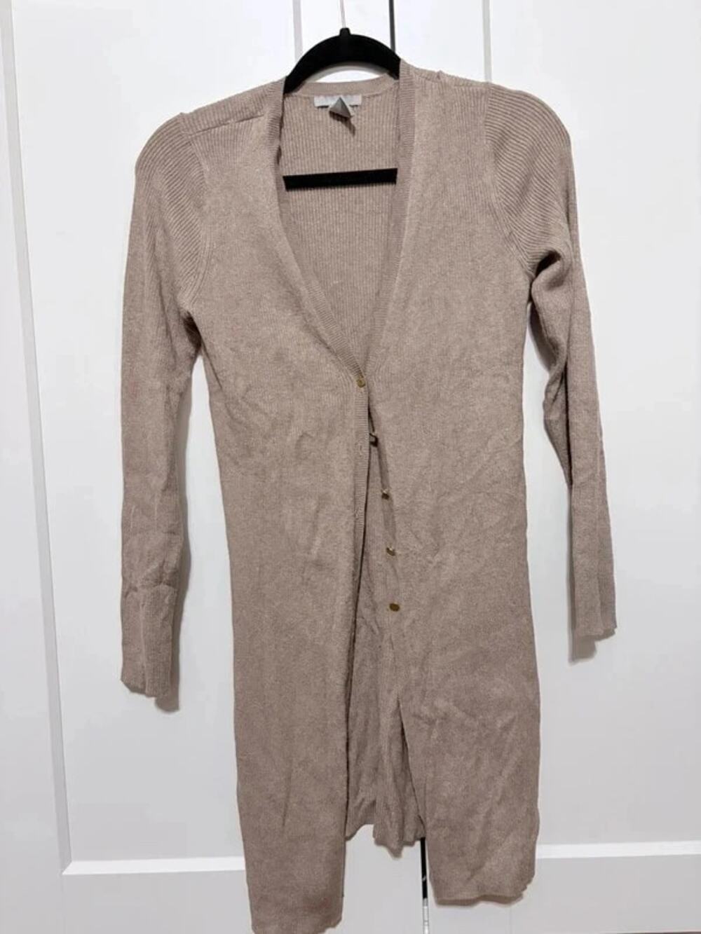 Y2K Fairy Grunge Minimalist Cozy Long Cardigan Size S